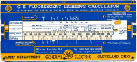 GE Fluorescent Lighting Calculator