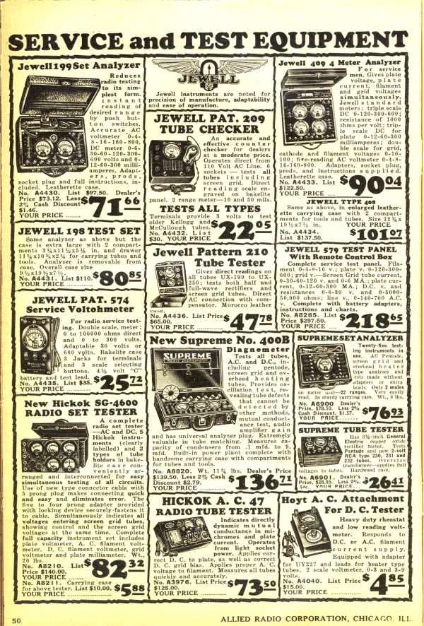 Allied 1931 Catalog Page 50