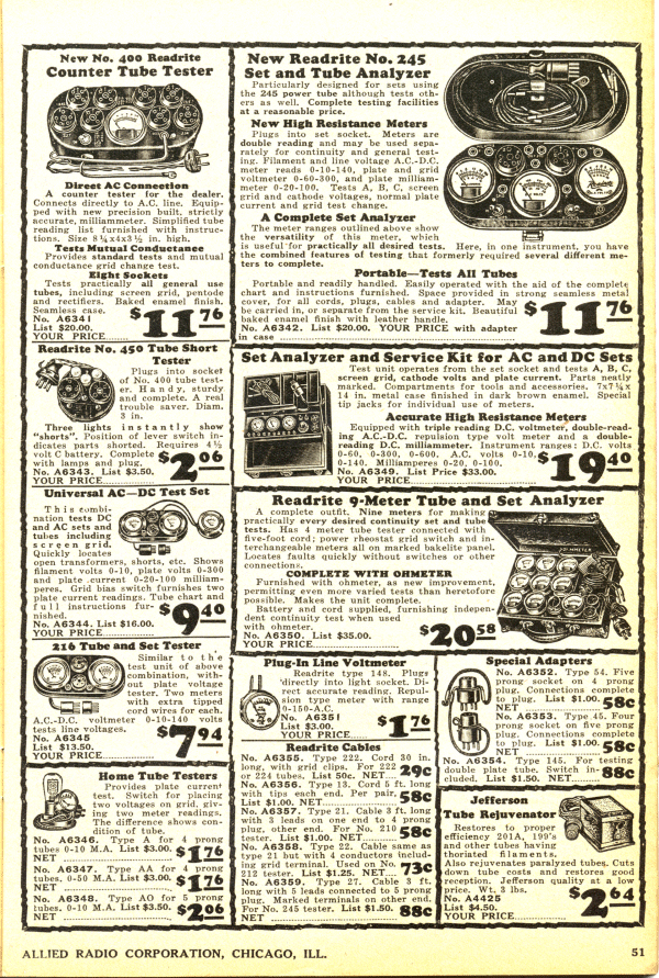 Allied 1931 Catalog Page 51