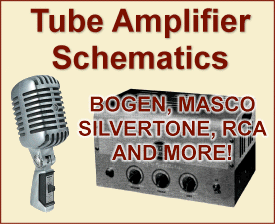 Tube Amplifier and PA Schematics