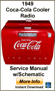 1949 Coca-Cola Cooler 5A410A Schematic Instant Download