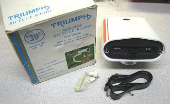 The Triumph Transistorized Bike Radio