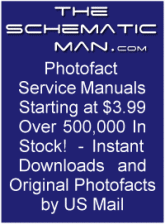 Photofact Service Manuals