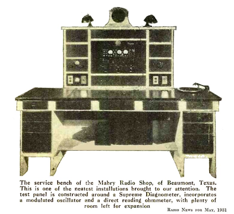Mabry Radio Service Bench