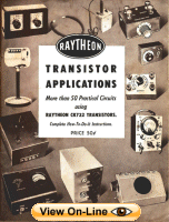 Raytheon Transistor Aplications - First Issue - View