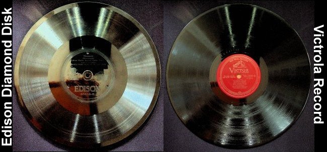 Edison vs Victrola Records