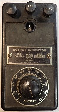 RCA TMV-121-A Output Indicator