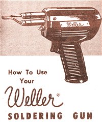 Weller Soldering Gun Operating Instructions