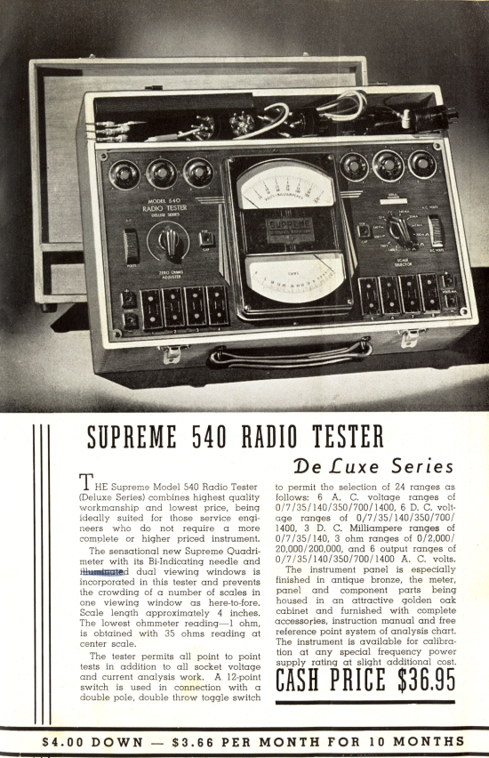 540 Radio Tester