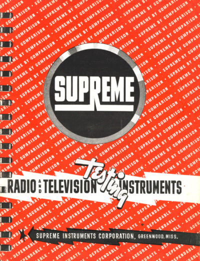 1945 Supreme Catalog Cover